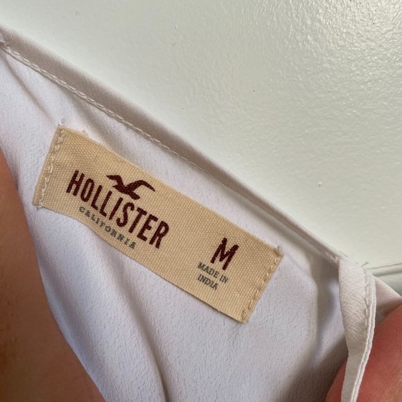 Hollister White Silky Tank Top - Picture 3 of 3